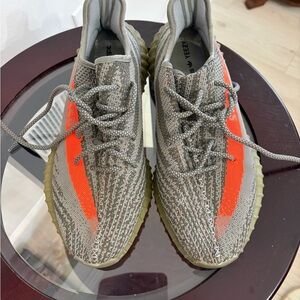 Adidas Yeezy Boost 350 V2 with Orange Accent size 13